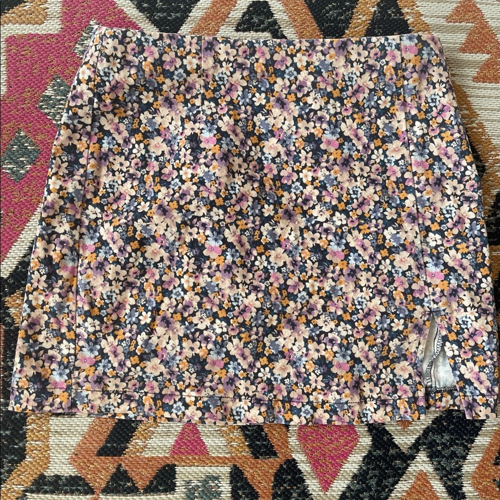 Target wild fable floral skirt